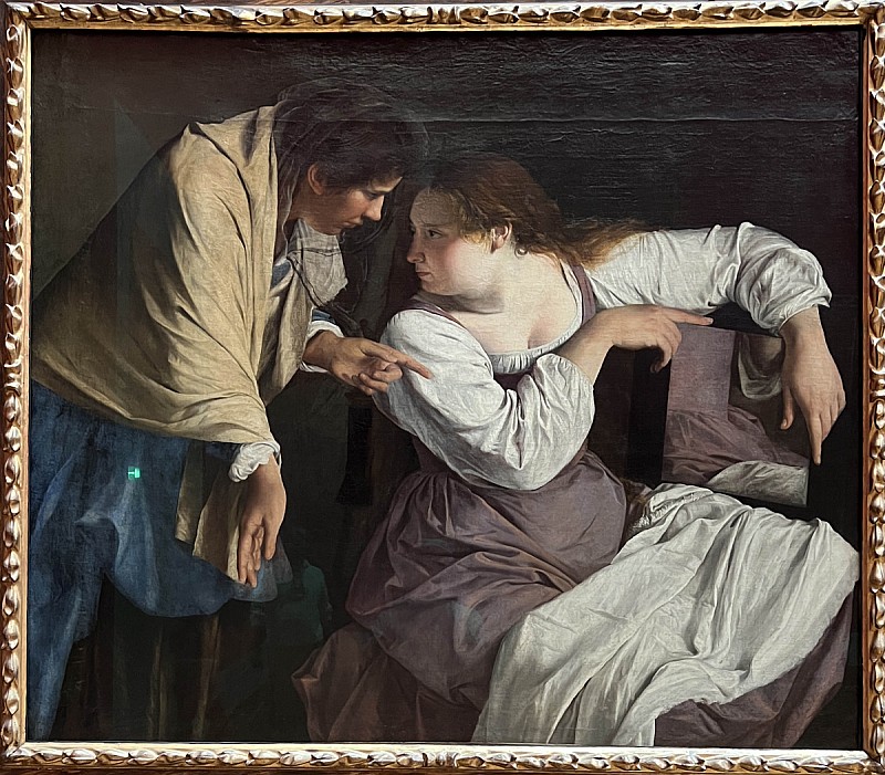Orazio Gentileschi — Marthe condamnant sa sœur Marie 1620